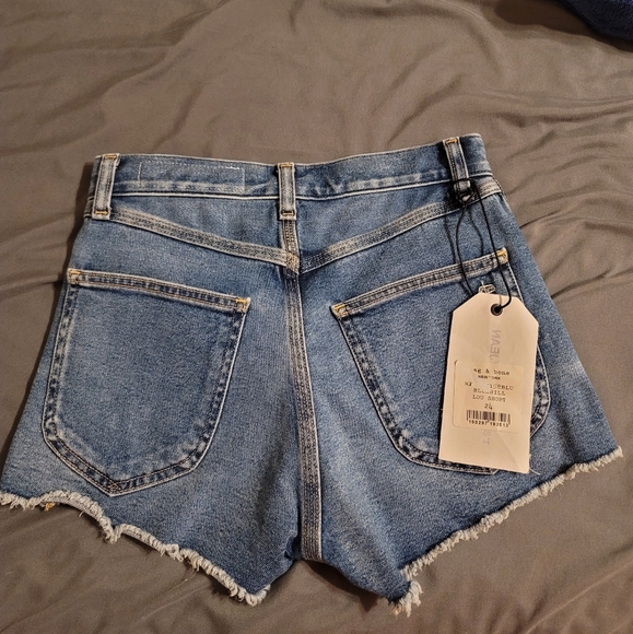Rag & bone high rise lou shorts NWT - Picture 4 of 8